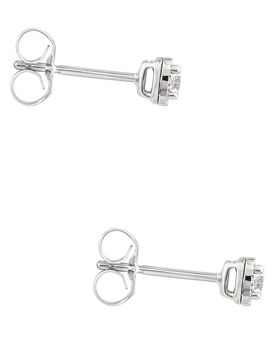 Broqueles de oro con acabado liso cristal Broqueles de oro con acabado liso cristal