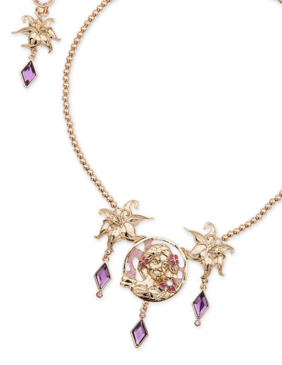 Collar y aretes para disfraz de Rapunzel Disney 3