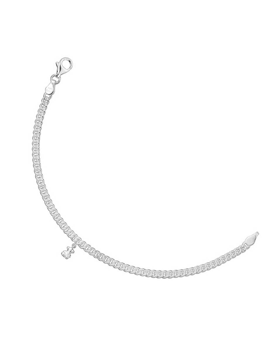 Pulsera de plata P 925 Bold Bear con acabado liso 2