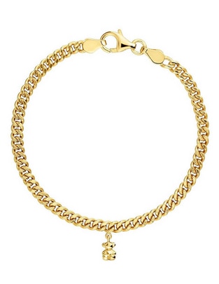 Pulsera de plata P 925 Bold Bear con acabado brillante 1