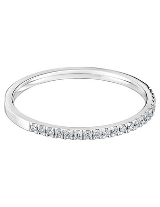 Anillo redondo Les Classiques de oro blanco diamante pavé Anillo redondo Les Classiques de oro blanco diamante pavé