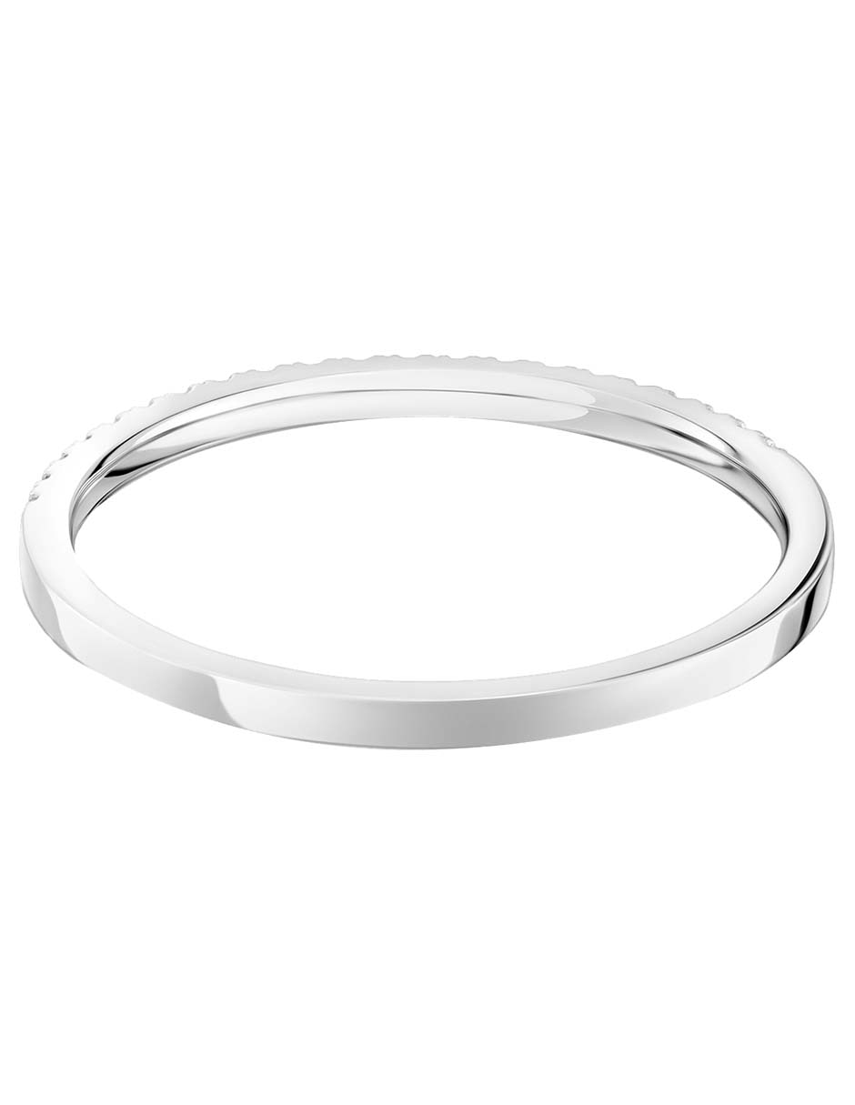 Anillo redondo Les Classiques de oro blanco diamante pavé 3