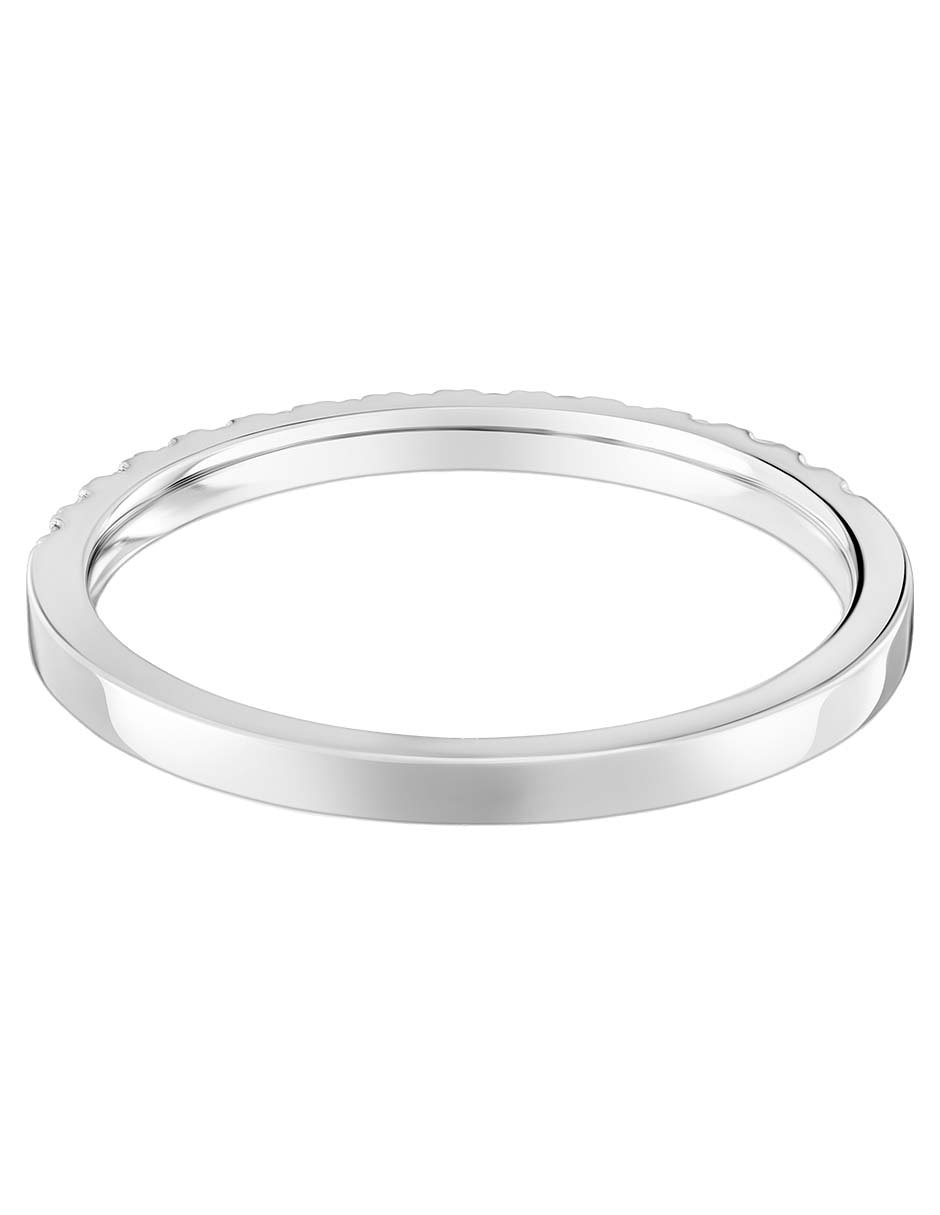 Anillo redondo Les Classiques de oro blanco diamante pavé 3