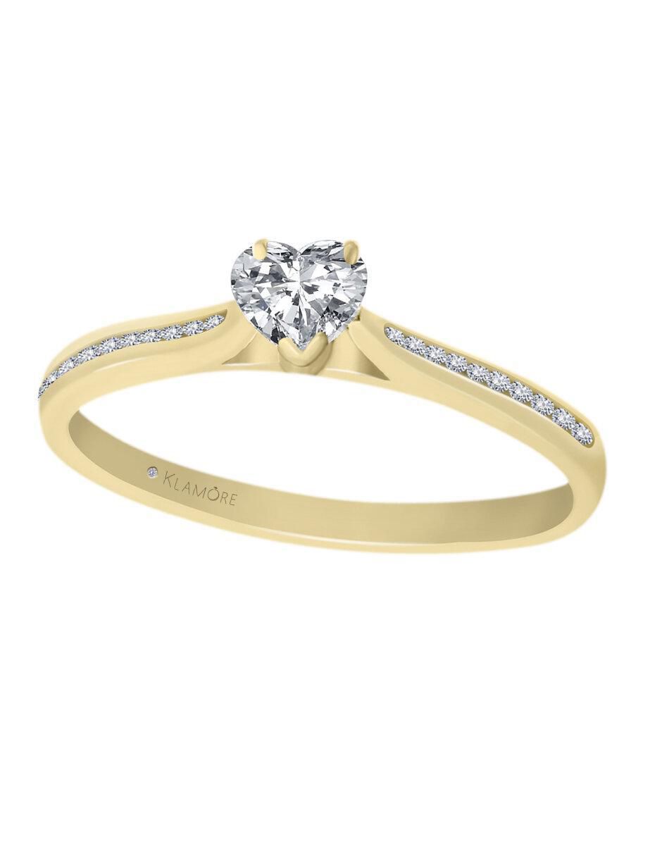 Solitario 14 k Joselyn diamante Solitario 14 k Joselyn diamante