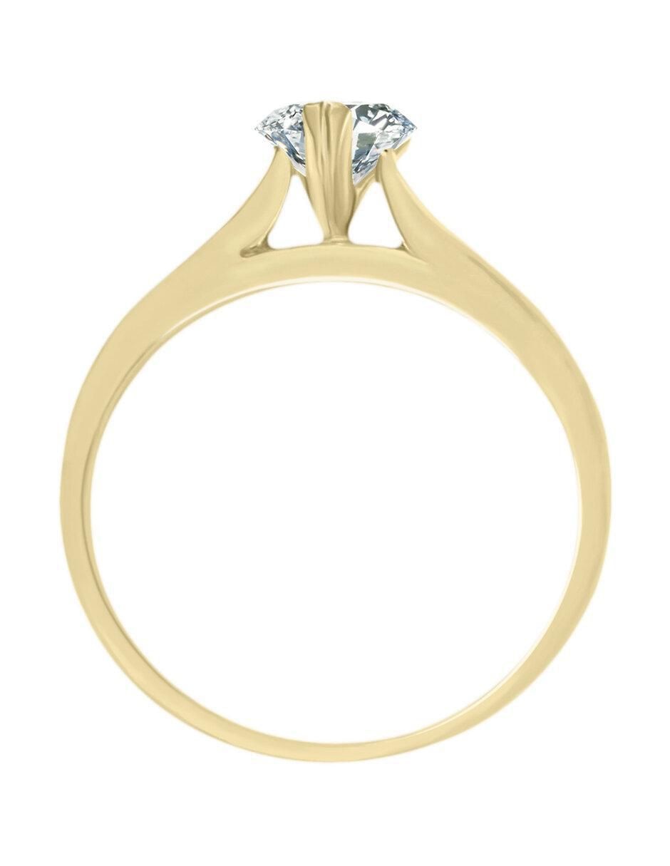 Solitario 14 k Joselyn diamante 3