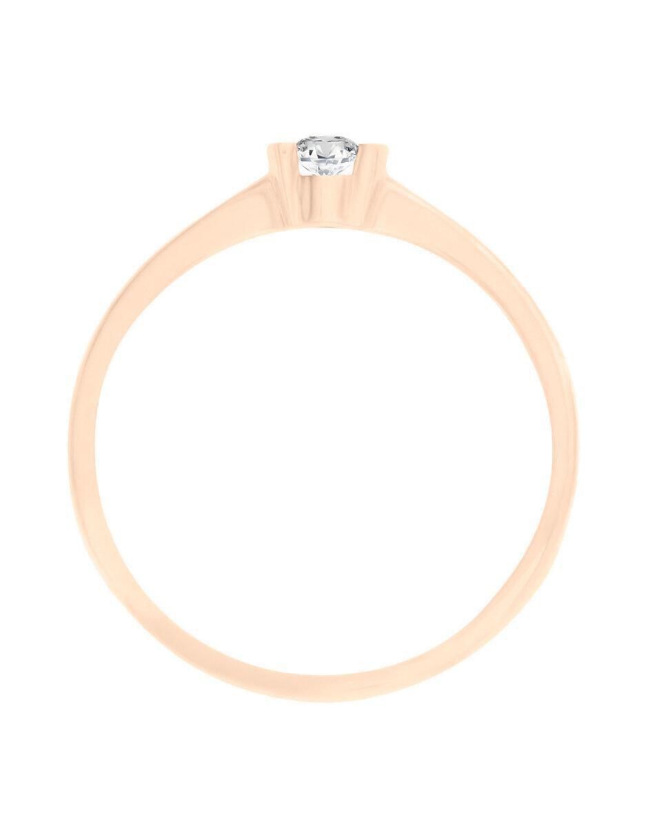 Solitario 14 k Dens diamante 2