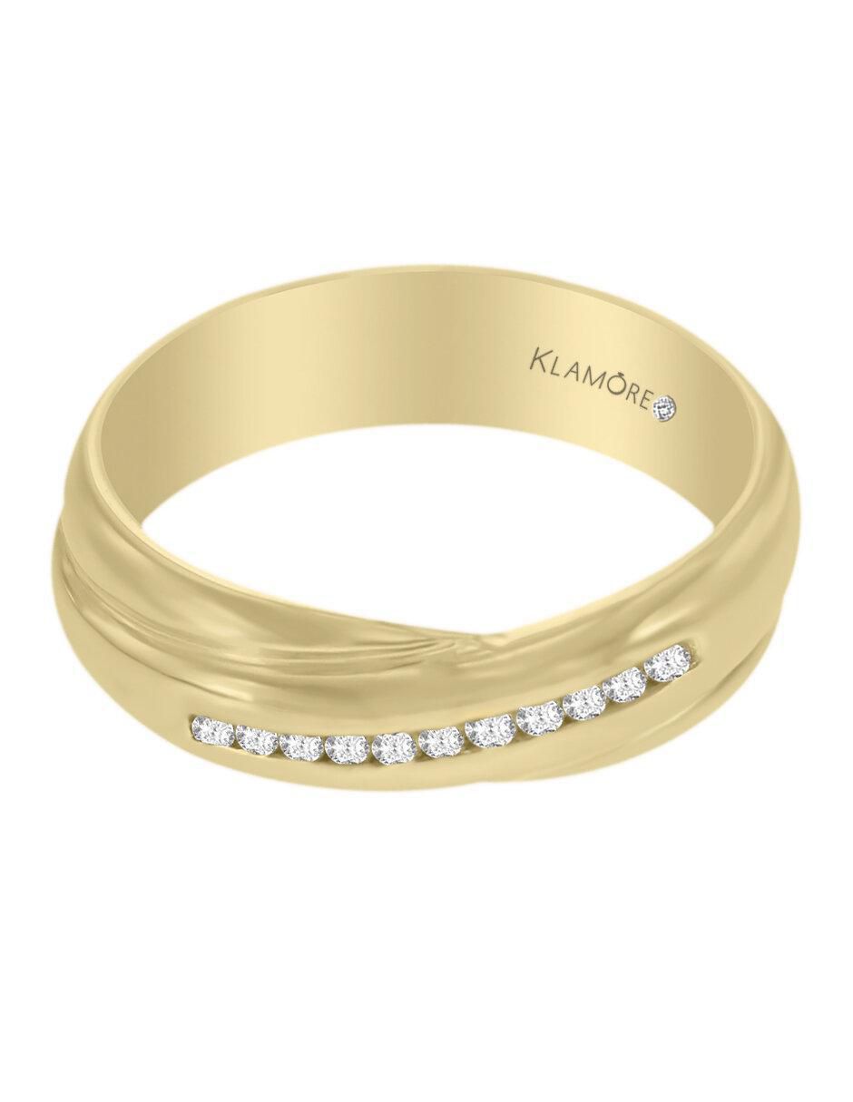 Argolla 14 k Amir diamante 1