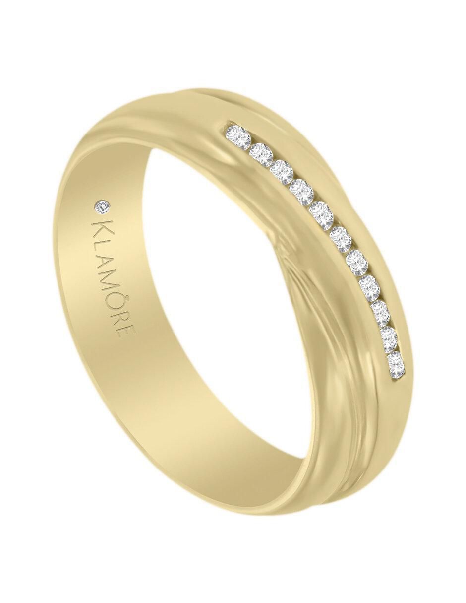 Argolla 14 k Amir diamante 4