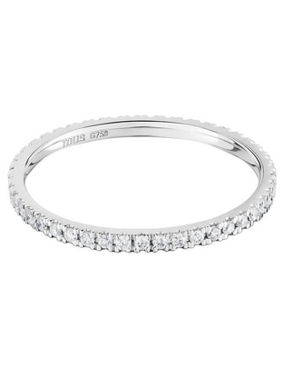Anillo redondo Les Classiques 18 k de oro blanco diamante brillante