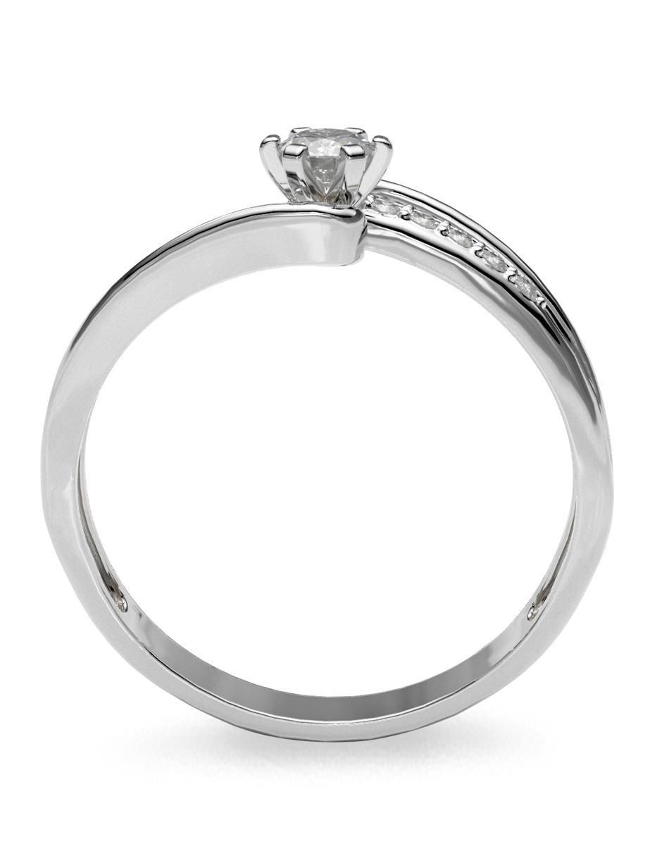 Anillo de compromiso 18 k diamante 3