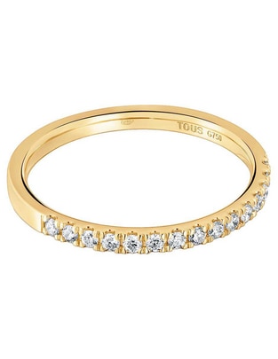Anillo redondo Les Classiques de oro amarillo diamante brillante