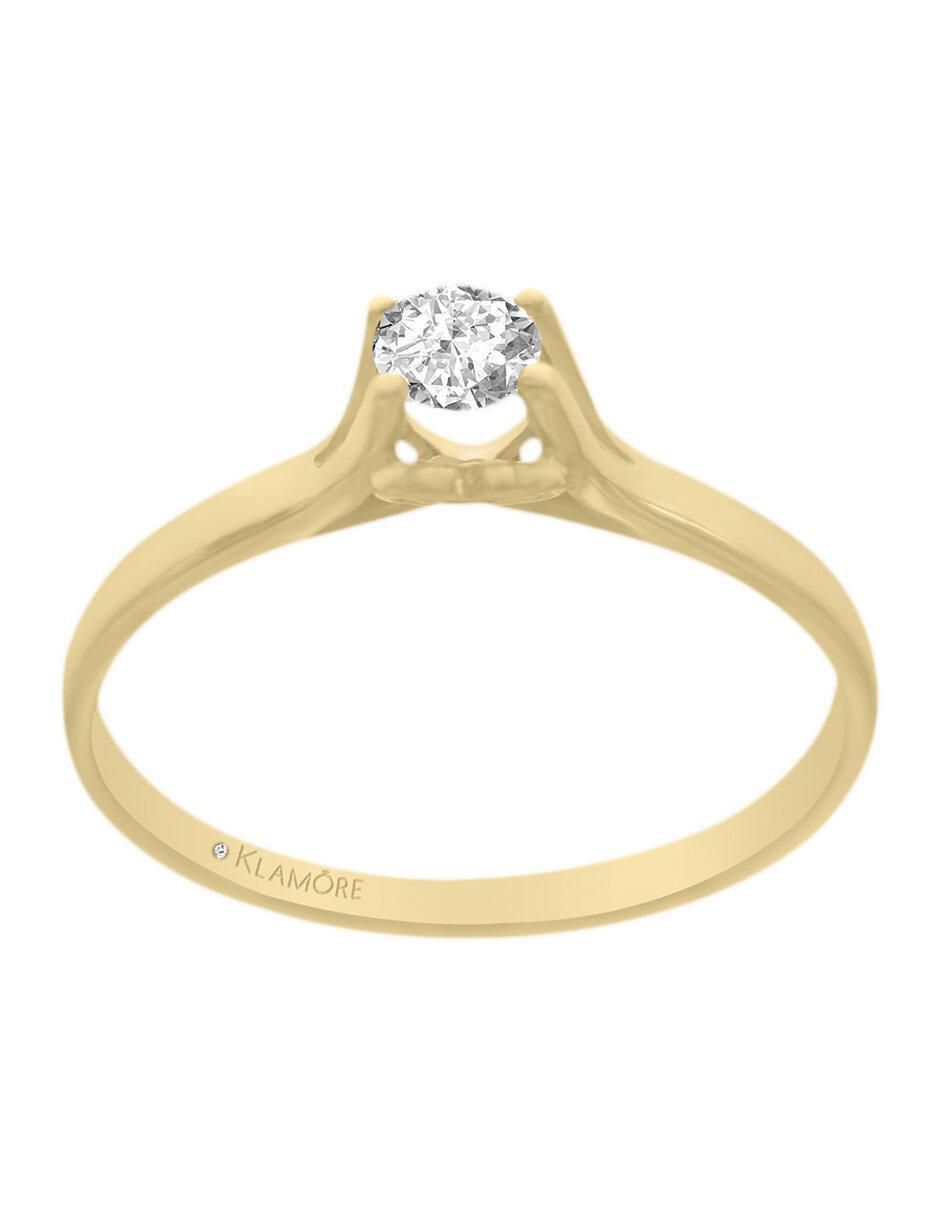 Solitario 14 k Luz Karina diamante Solitario 14 k Luz Karina diamante