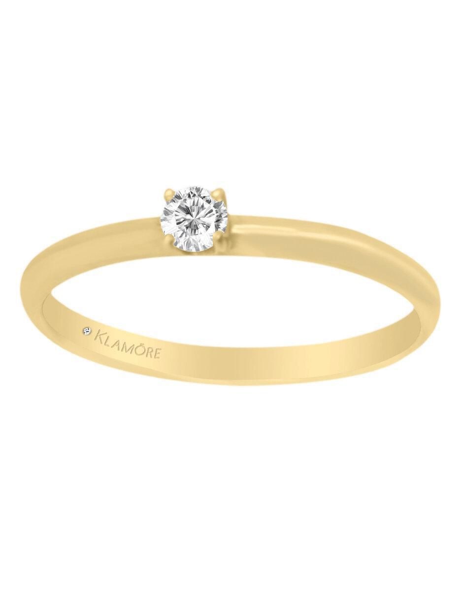 Solitario 14 k Erendira diamante Solitario 14 k Erendira diamante