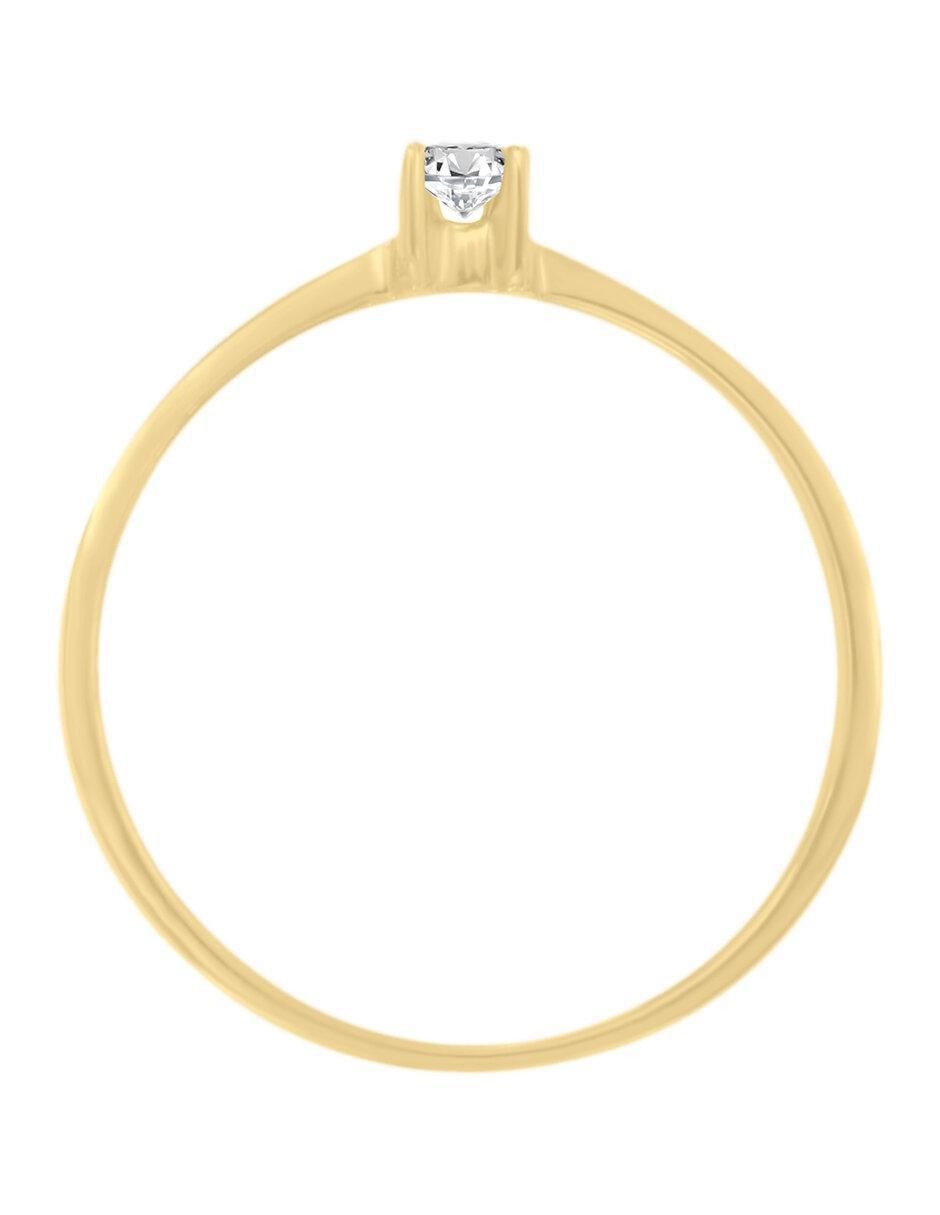 Solitario 14 k Cloe diamante 3