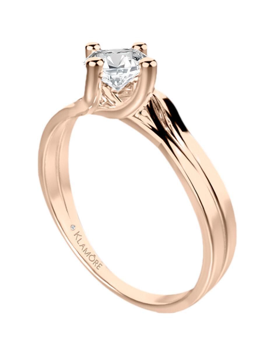 Solitario 14 k Nicky diamante 2