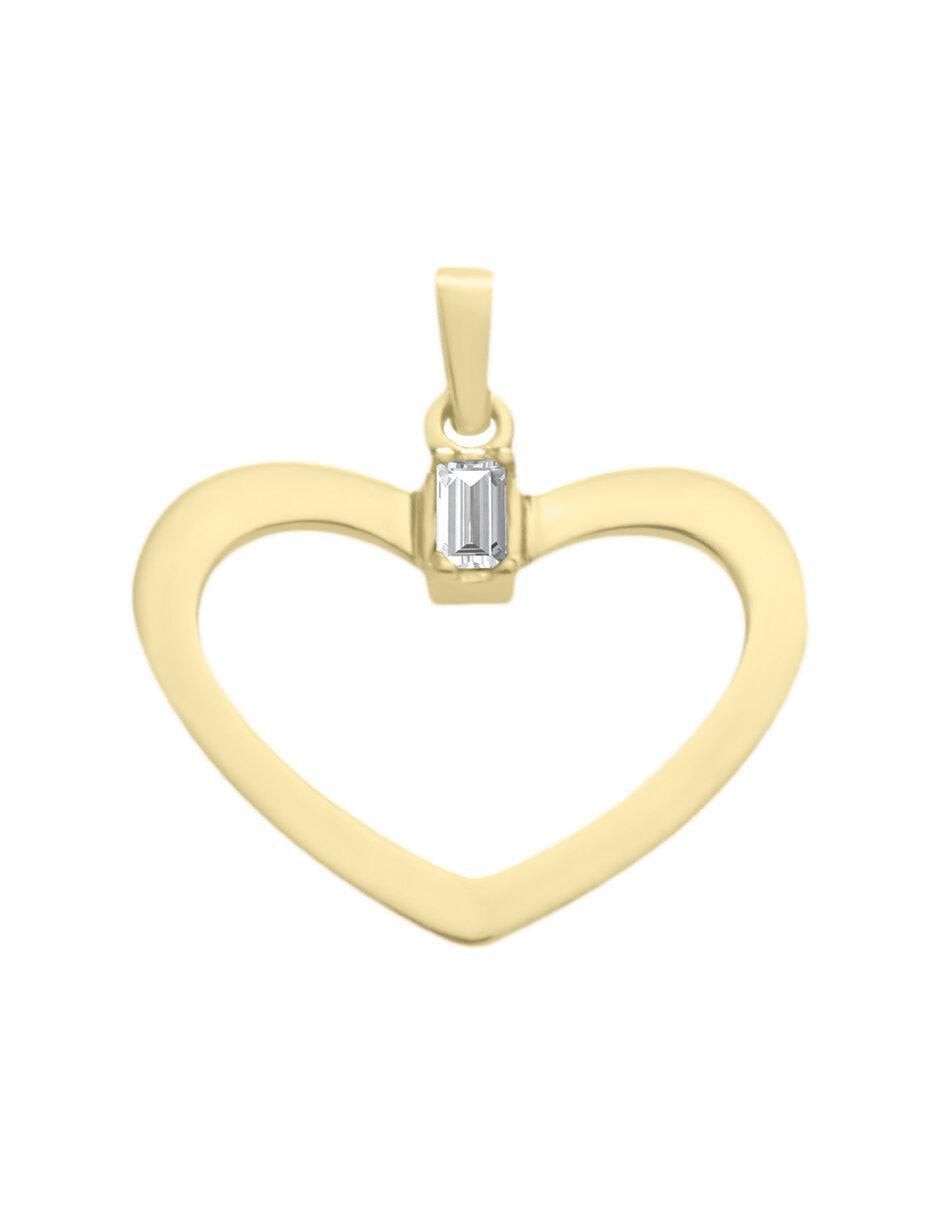 Dije de corazón chloris de oro 14 K Dije de corazón chloris de oro 14 K