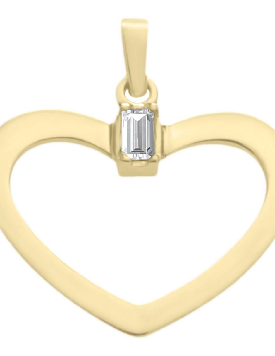 Dije de corazón chloris de oro 14 K 2