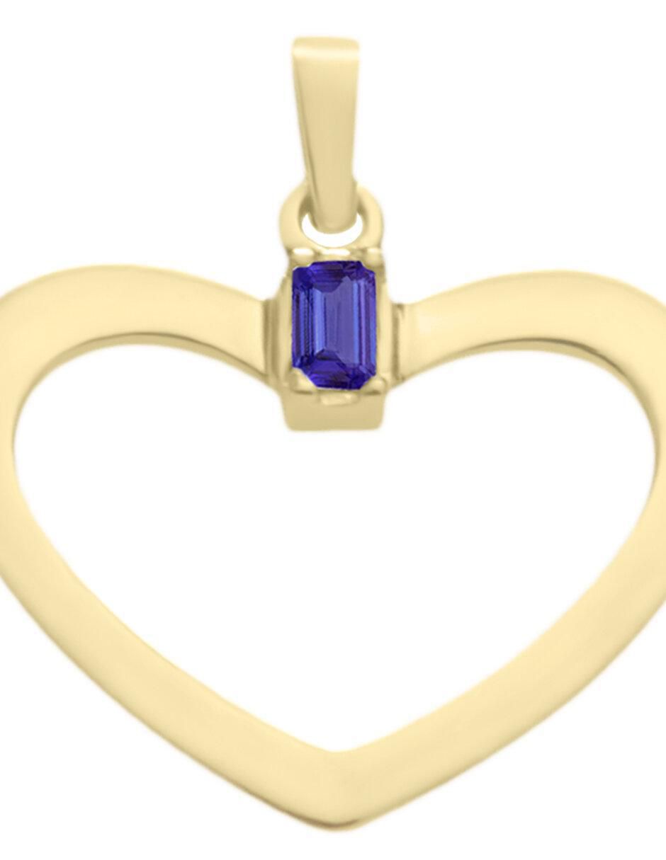 Dije de corazón chloris de oro 14 K 2