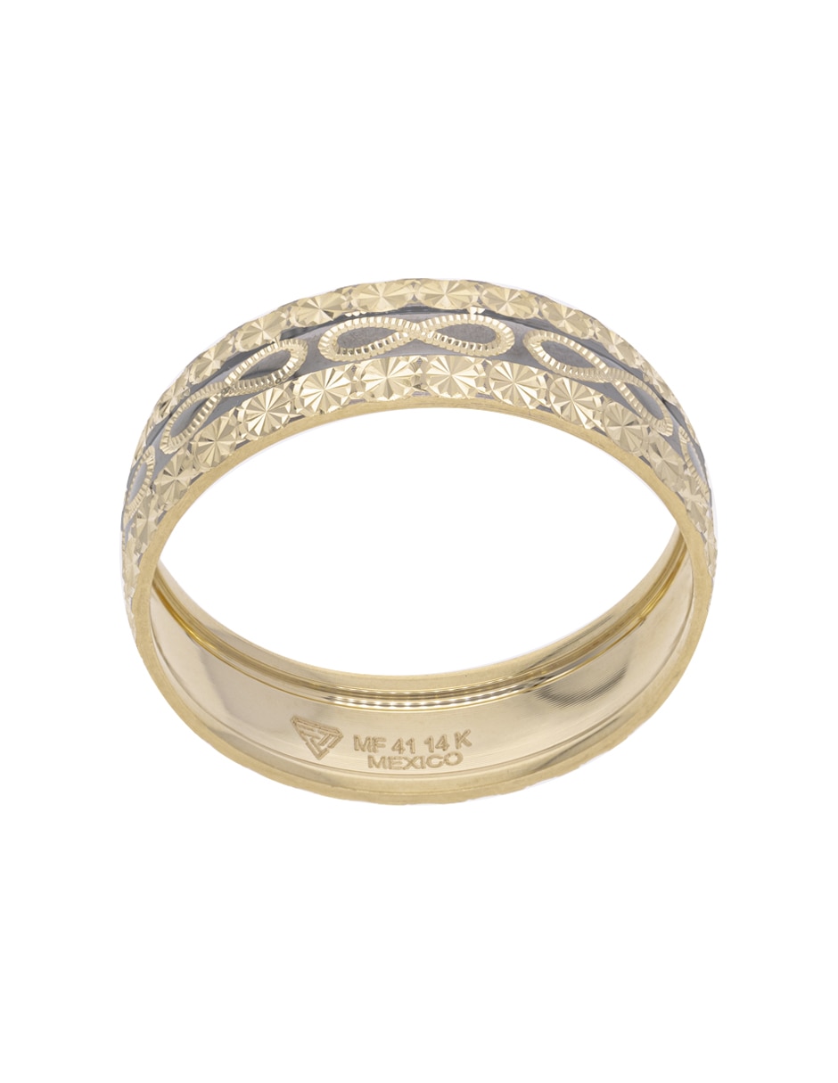 Argolla de oro 14 k 2