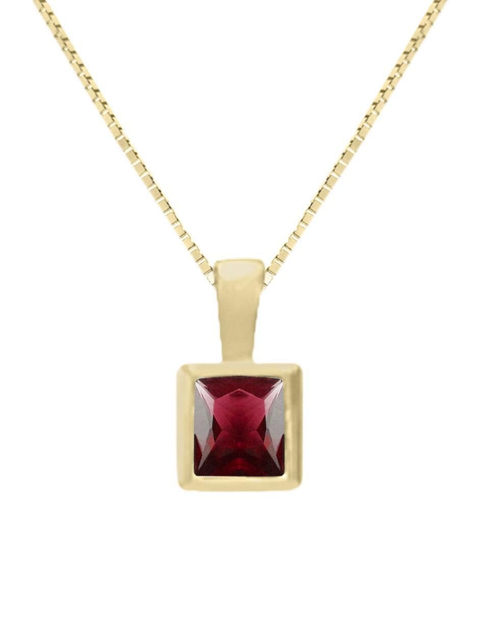 Colgante Y Dije cuadrado zoe de oro 14 K Colgante Y Dije cuadrado zoe de oro 14 K