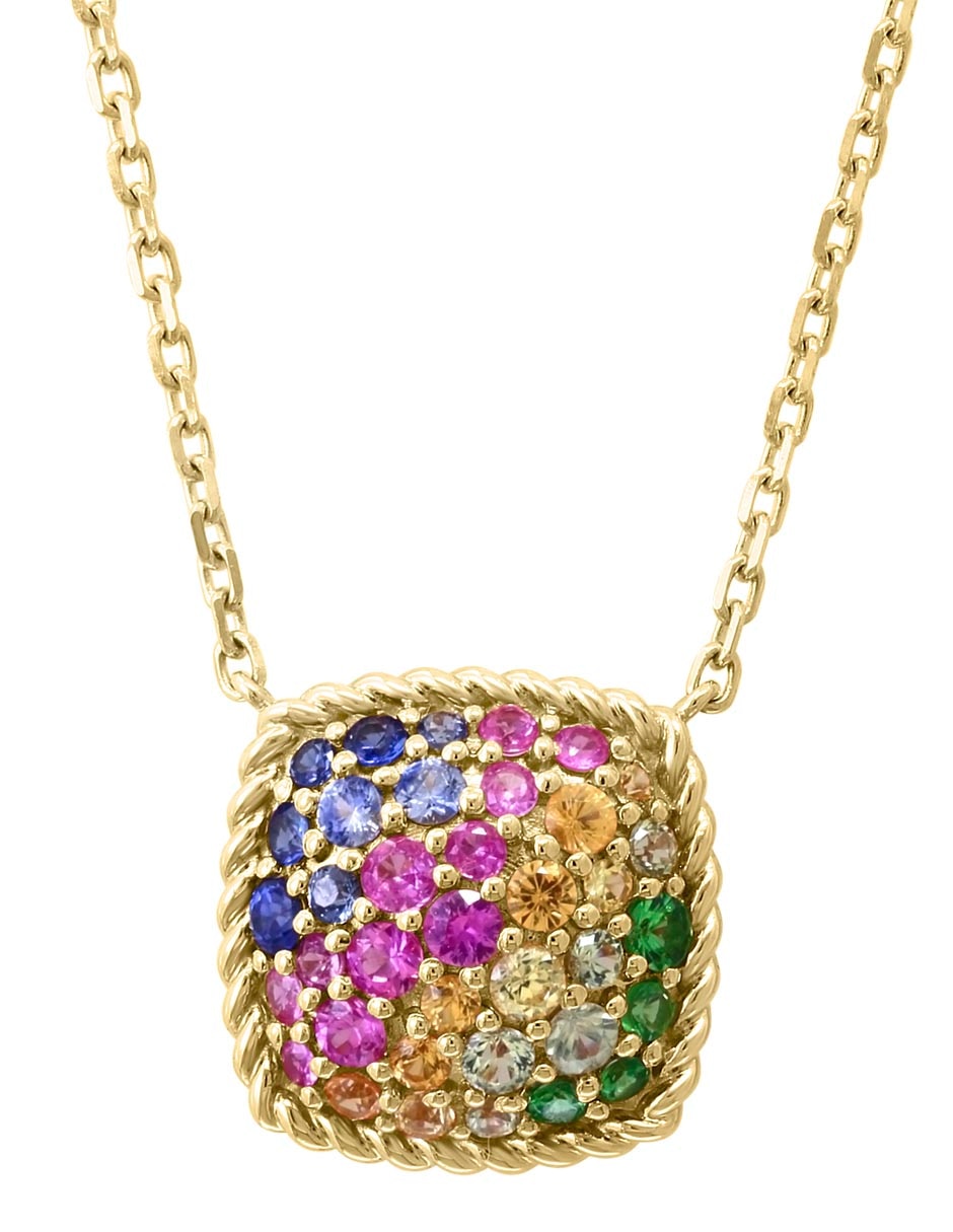 Collar cuadrado Effy de oro 14 K