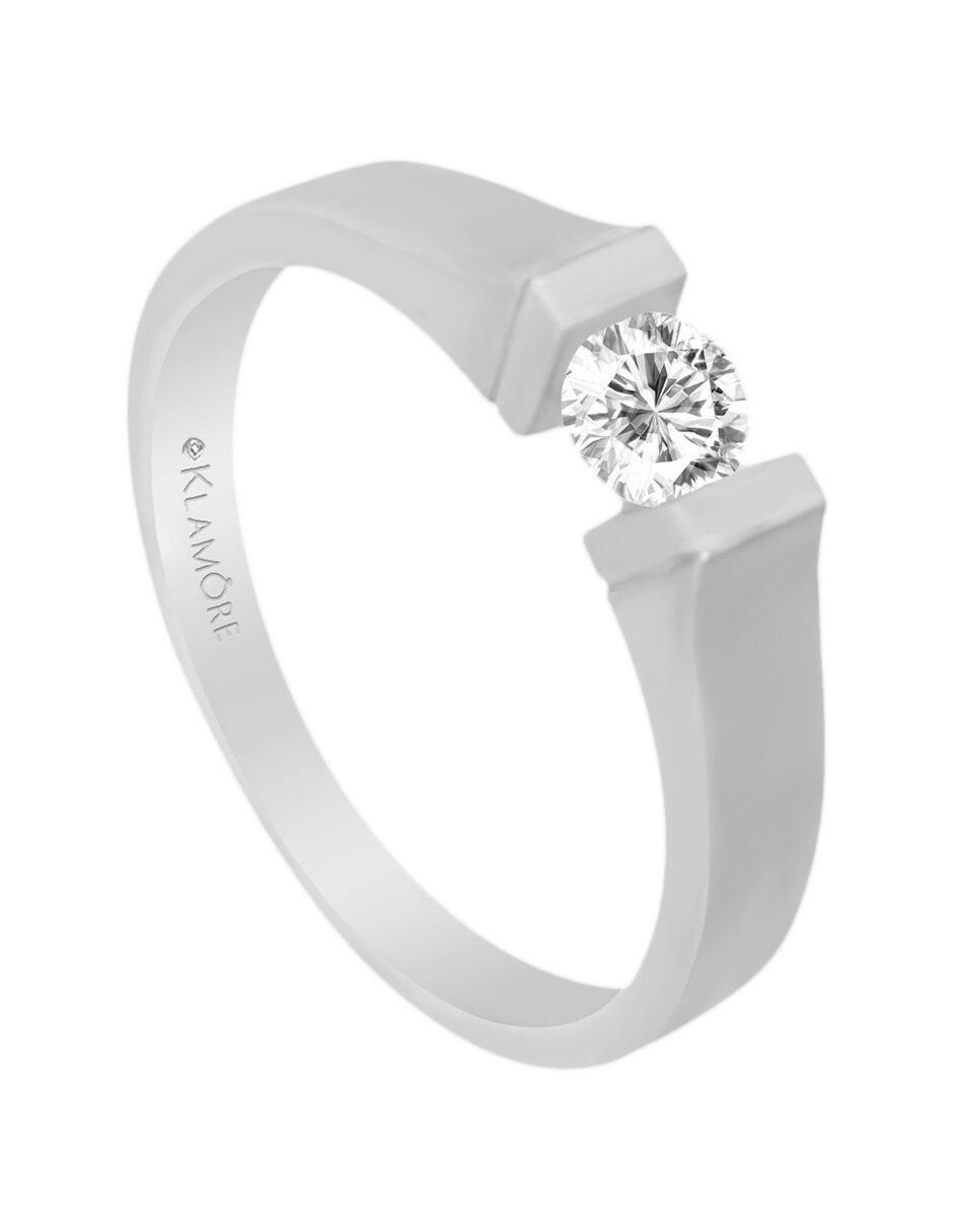 Solitario 14 k Fame diamante 3
