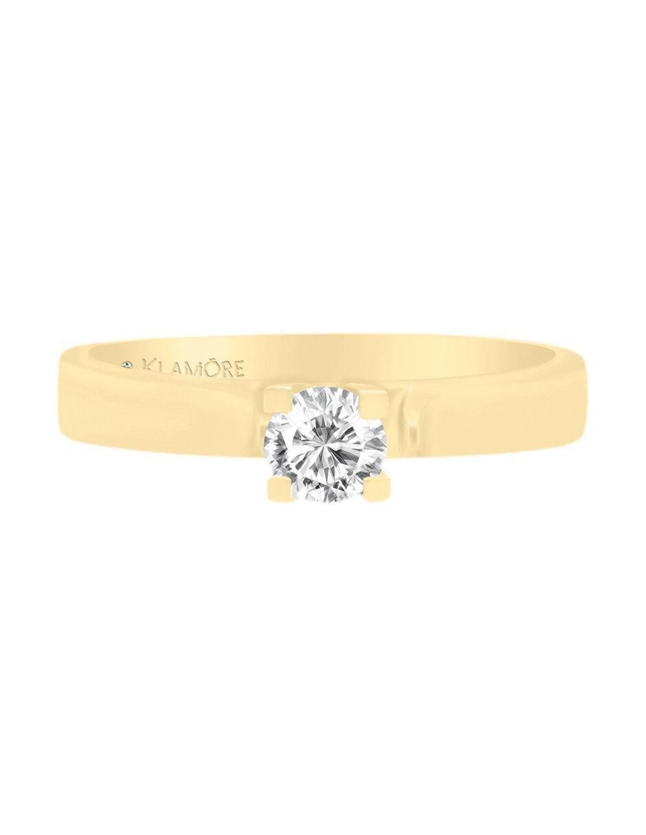 Solitario 14 k Marie diamante Solitario 14 k Marie diamante