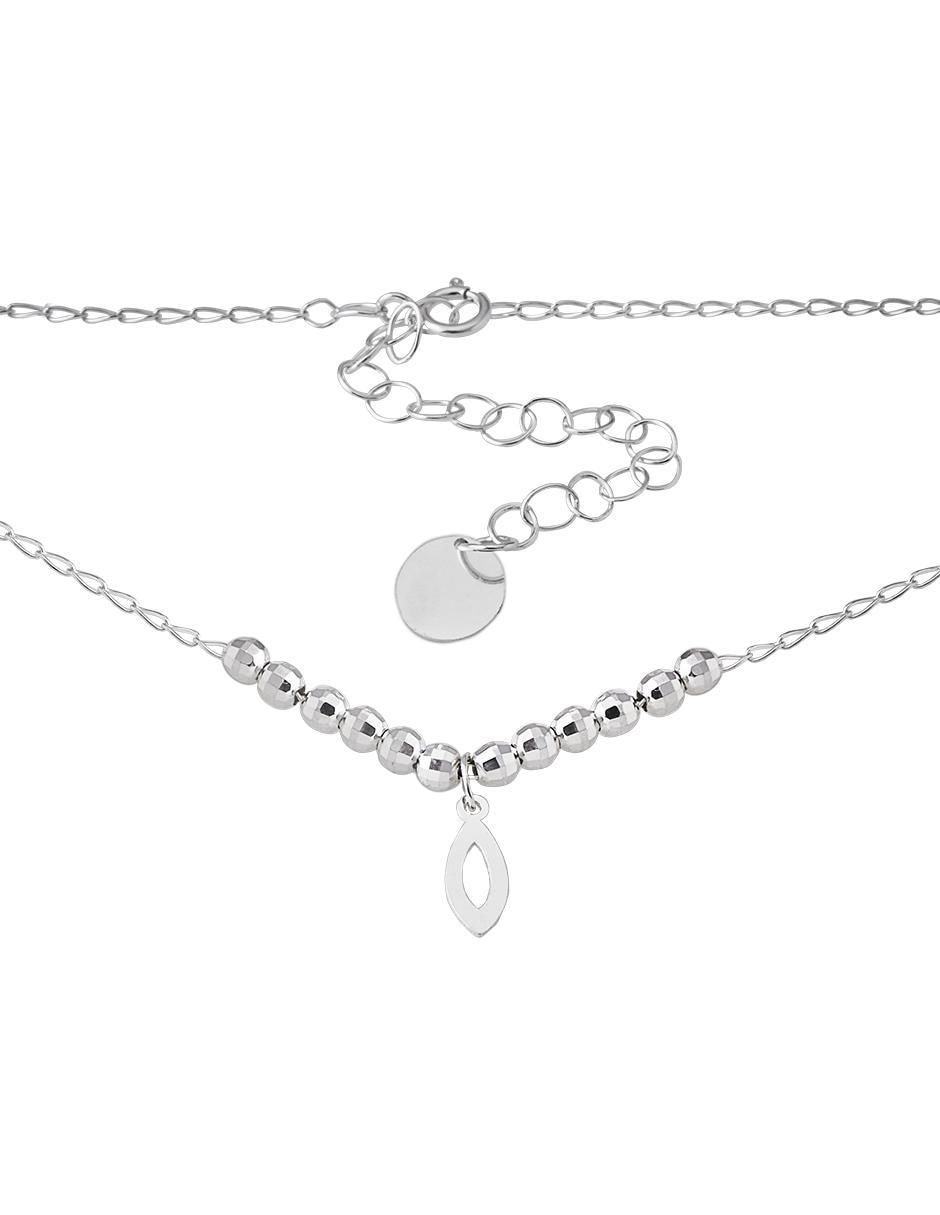 Collar ovalado de plata P 925 Collar ovalado de plata P 925