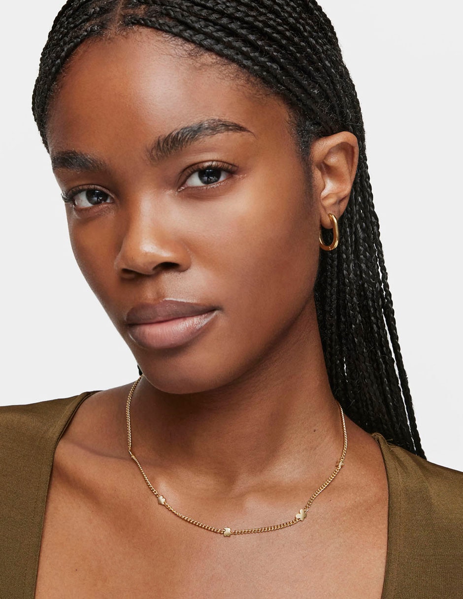 Collar Bold Motif de plata P 925 Collar Bold Motif de plata P 925