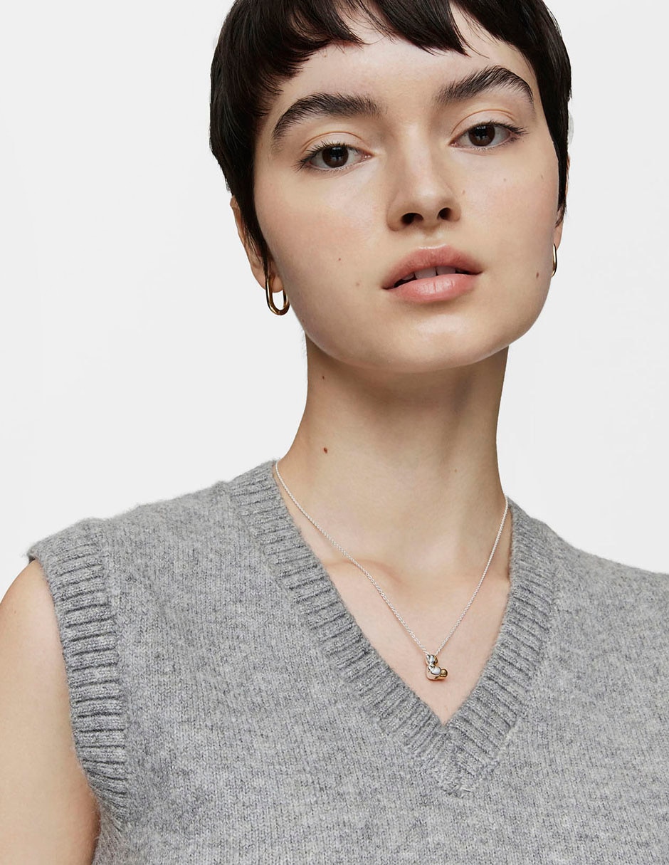 Collar de oso Tous My Other Half de plata P 925