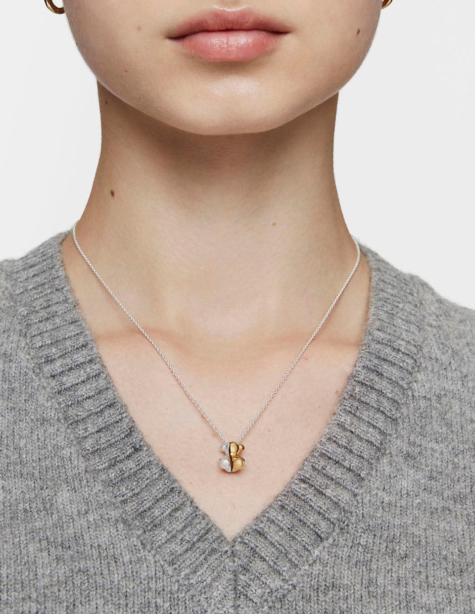 Collar de oso Tous My Other Half de plata P 925