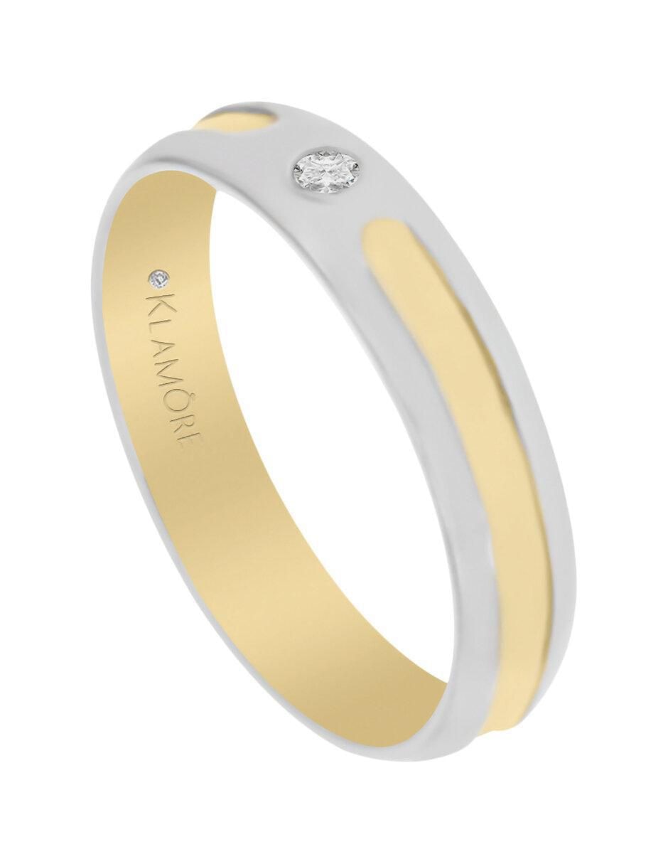 Argolla 14 k Eos diamante 3