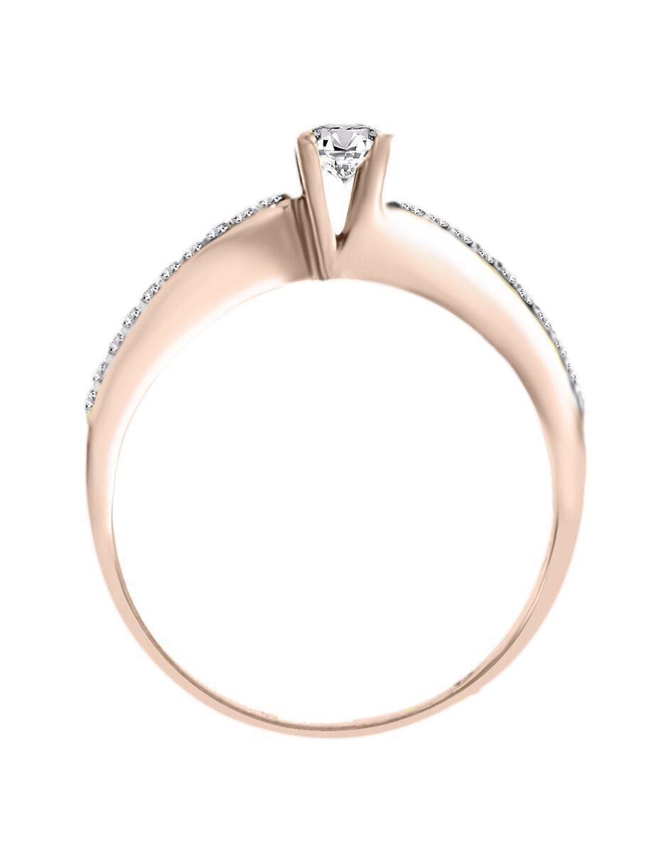 Solitario 14 k Nahid diamante 2