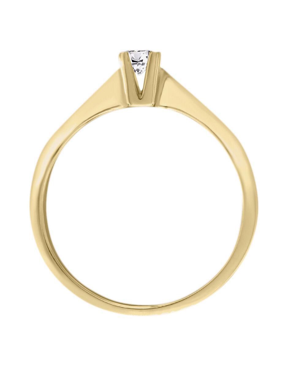 Solitario 14 k Femia diamante 3