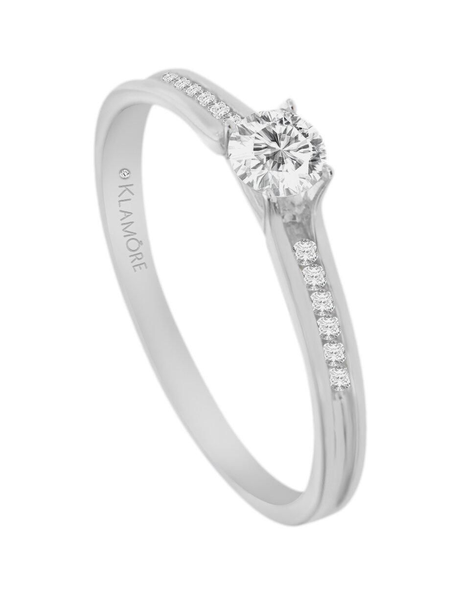 Solitario 14 k Lauren diamante 3