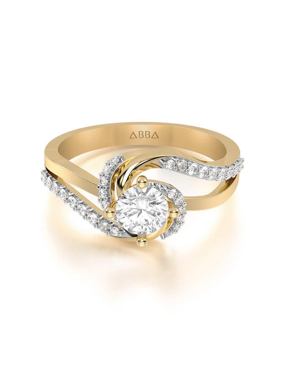 Anillo de compromiso 14 k
