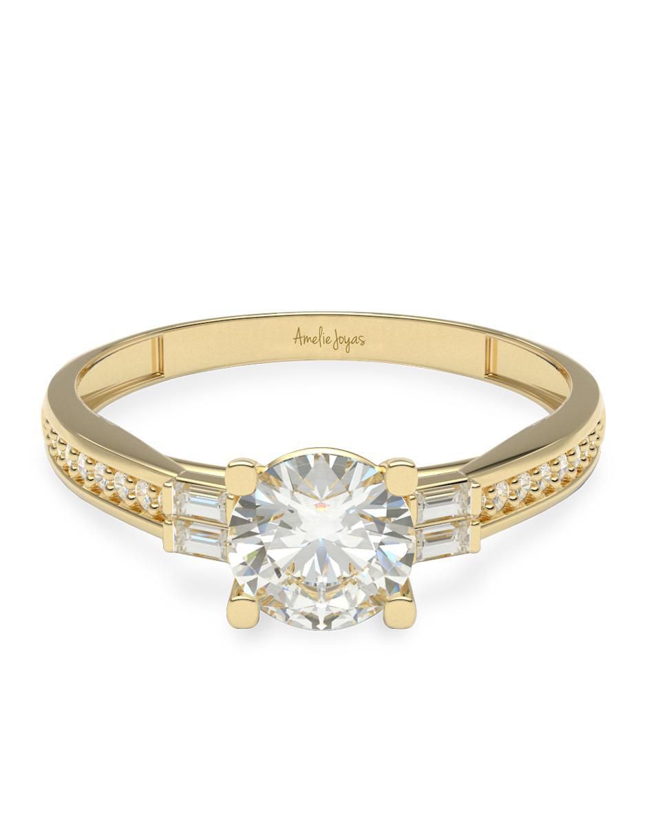 Anillo de compromiso 14 k Anillo de compromiso 14 k