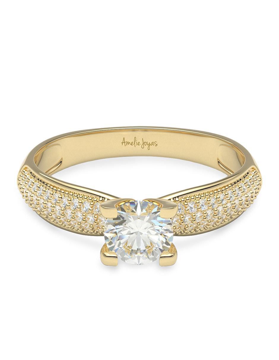 Anillo de compromiso 14 k Anillo de compromiso 14 k