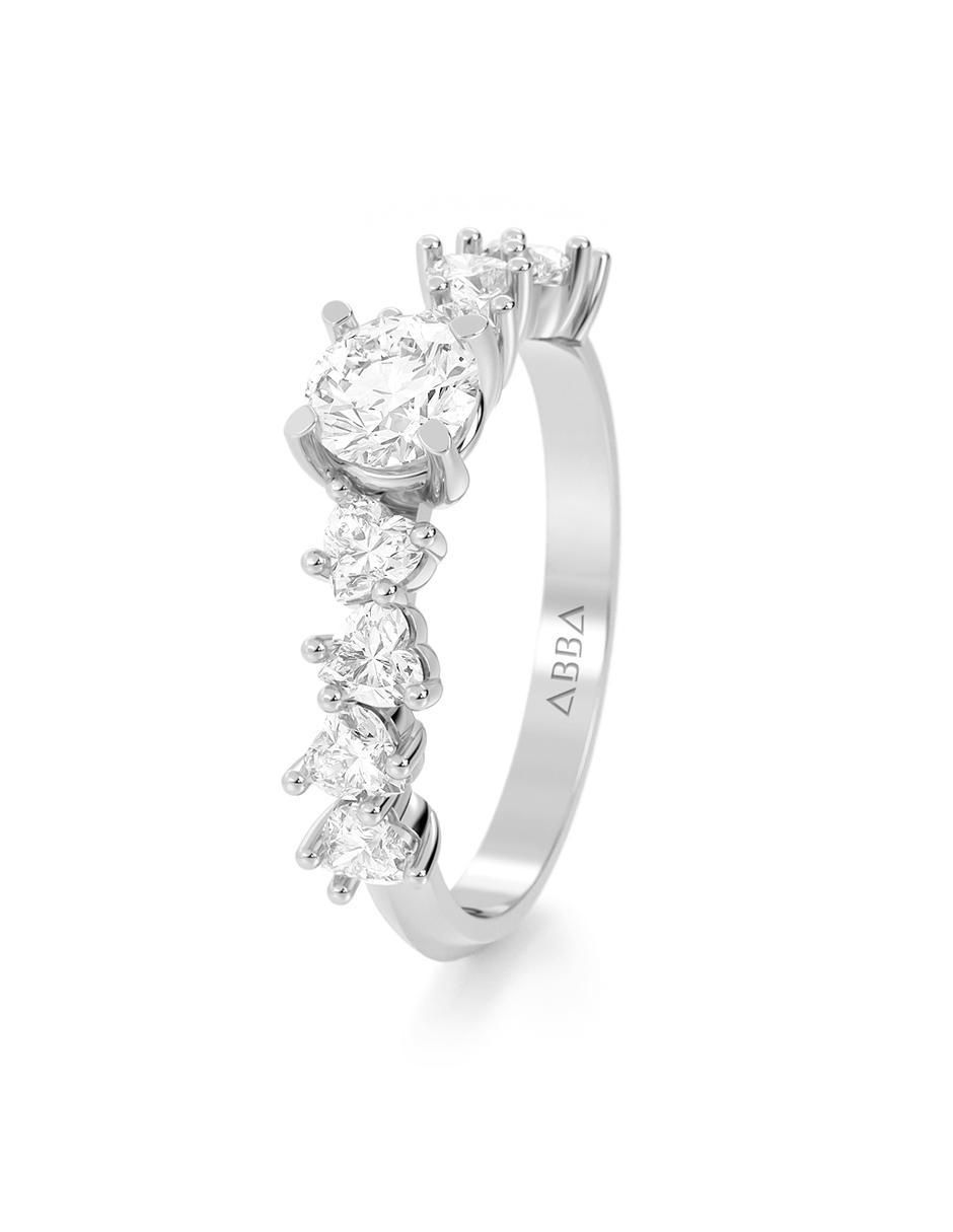 Anillo de compromiso 10 k 6