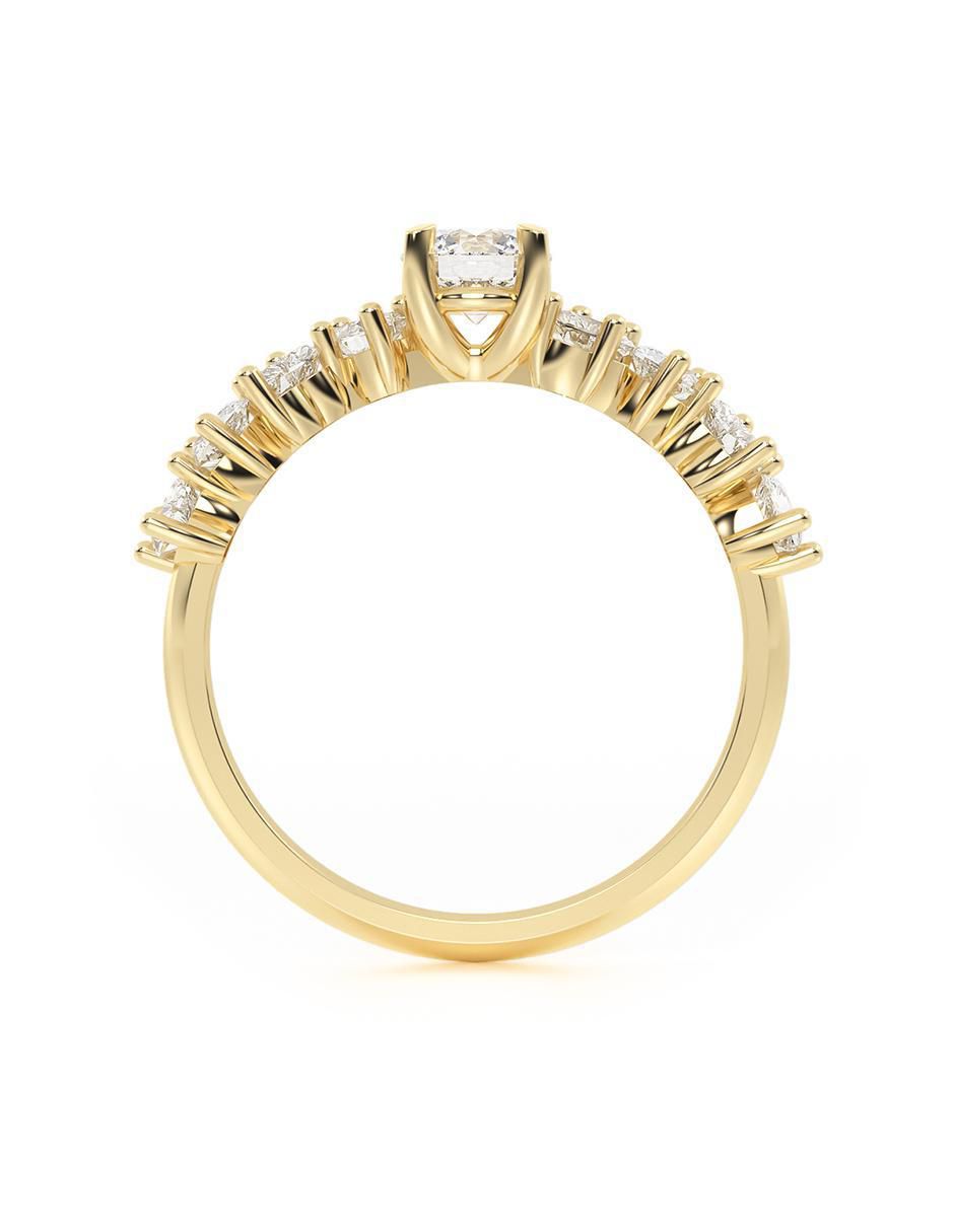 Anillo de compromiso 10 k 6