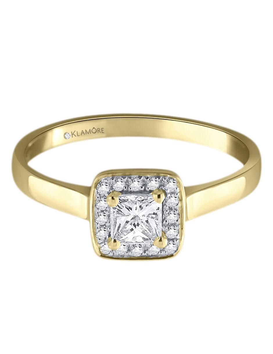 Solitario 14 k Juliette diamante Solitario 14 k Juliette diamante