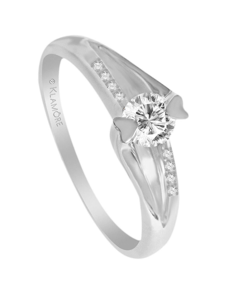 Solitario 14 k Amadis diamante 3