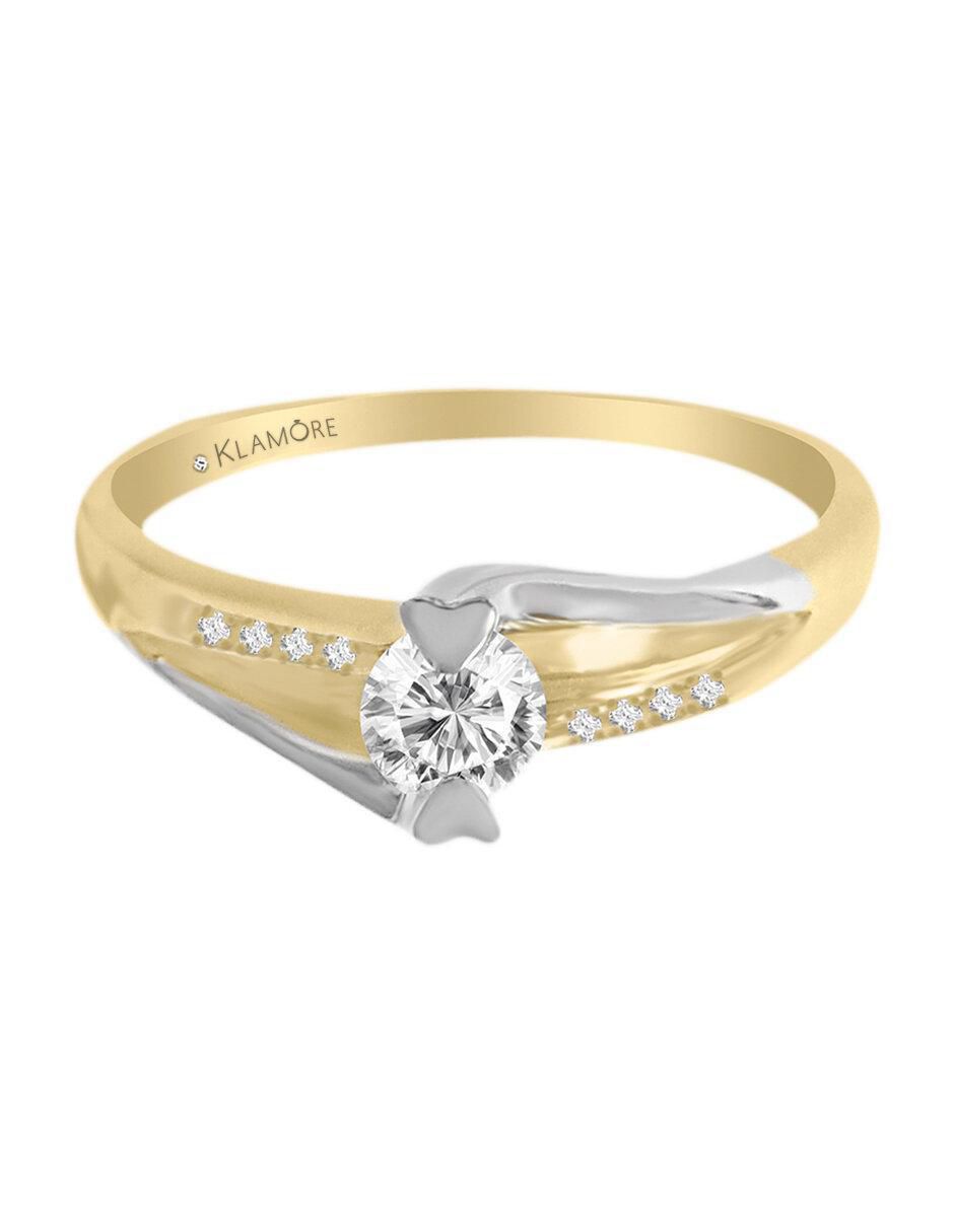 Solitario 14 k Amadis diamante Solitario 14 k Amadis diamante