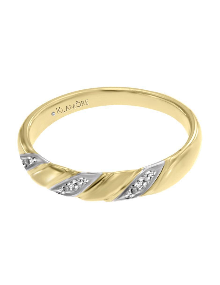 Argolla 14 k Satura diamante 1