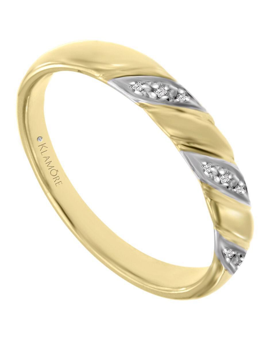 Argolla 14 k Satura diamante 3