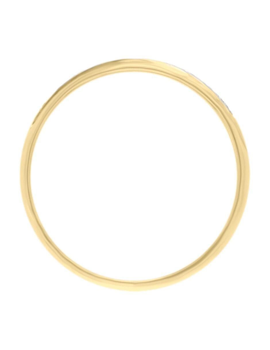 Argolla 14 k Unión diamante 3