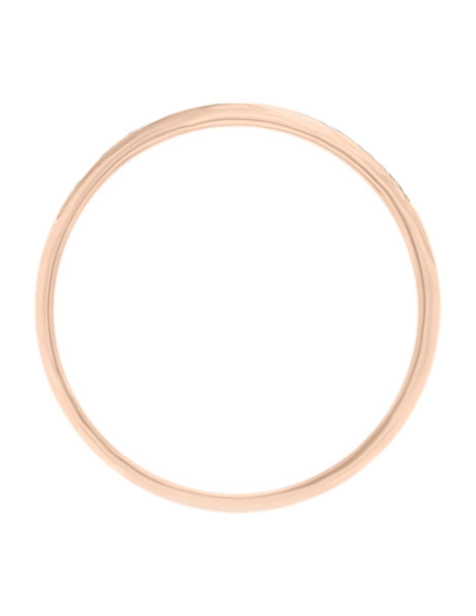 Argolla 14 k Unión diamante 2