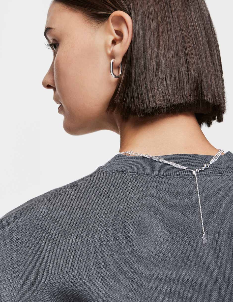 Collar circular de plata P 925 5