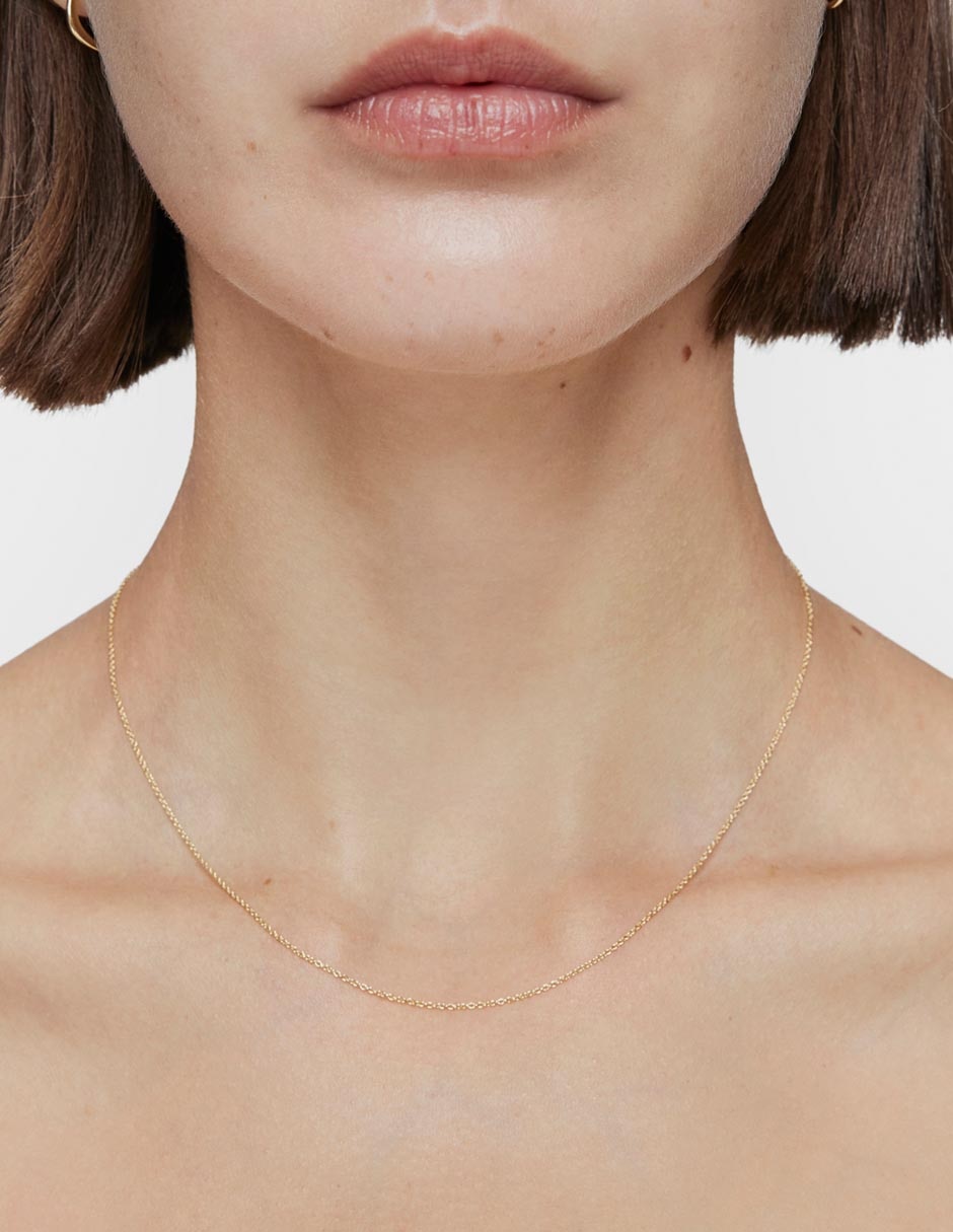 Collar de oro amarillo 18 K