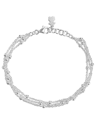 Pulsera Tous de plata P 925 Basic con acabado liso